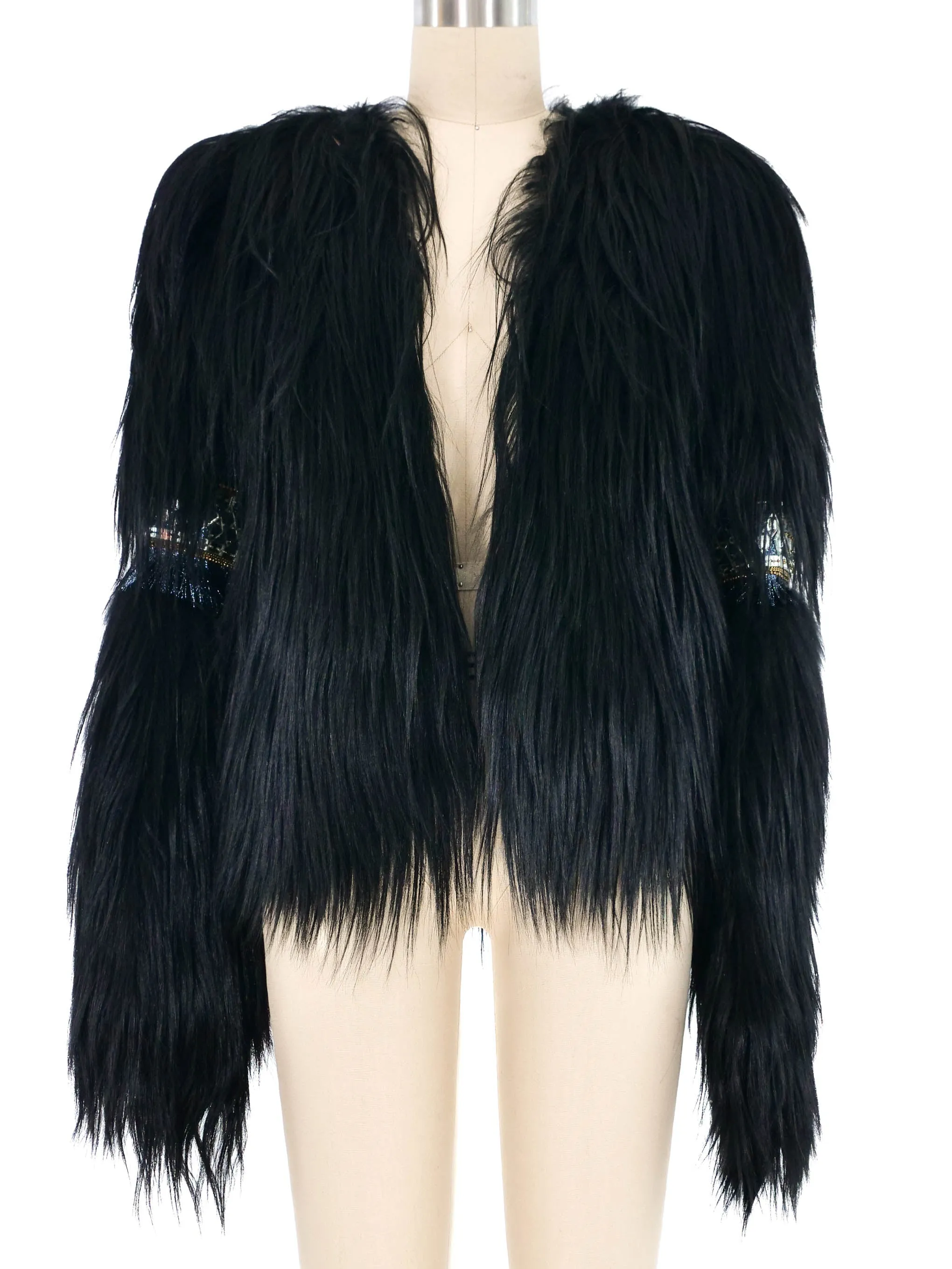 2011 Balmain Goat Fur Jacket