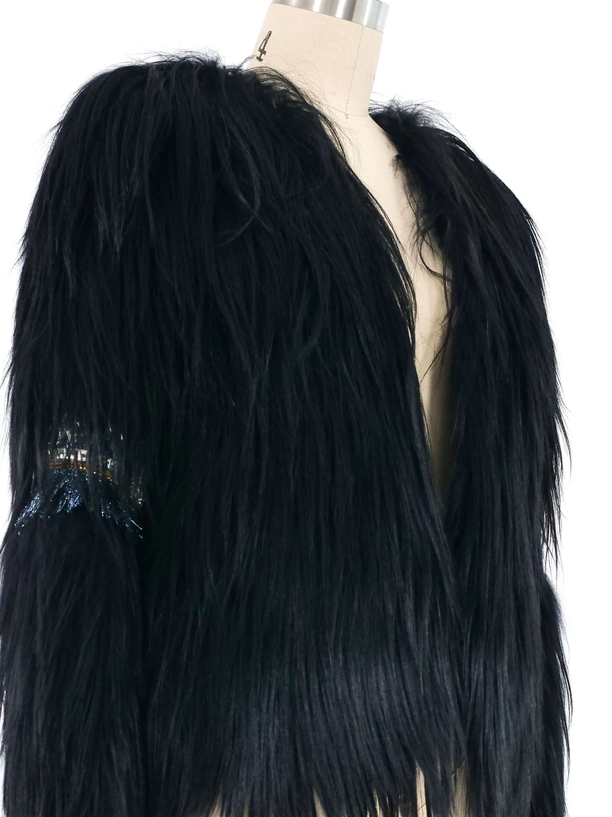 2011 Balmain Goat Fur Jacket