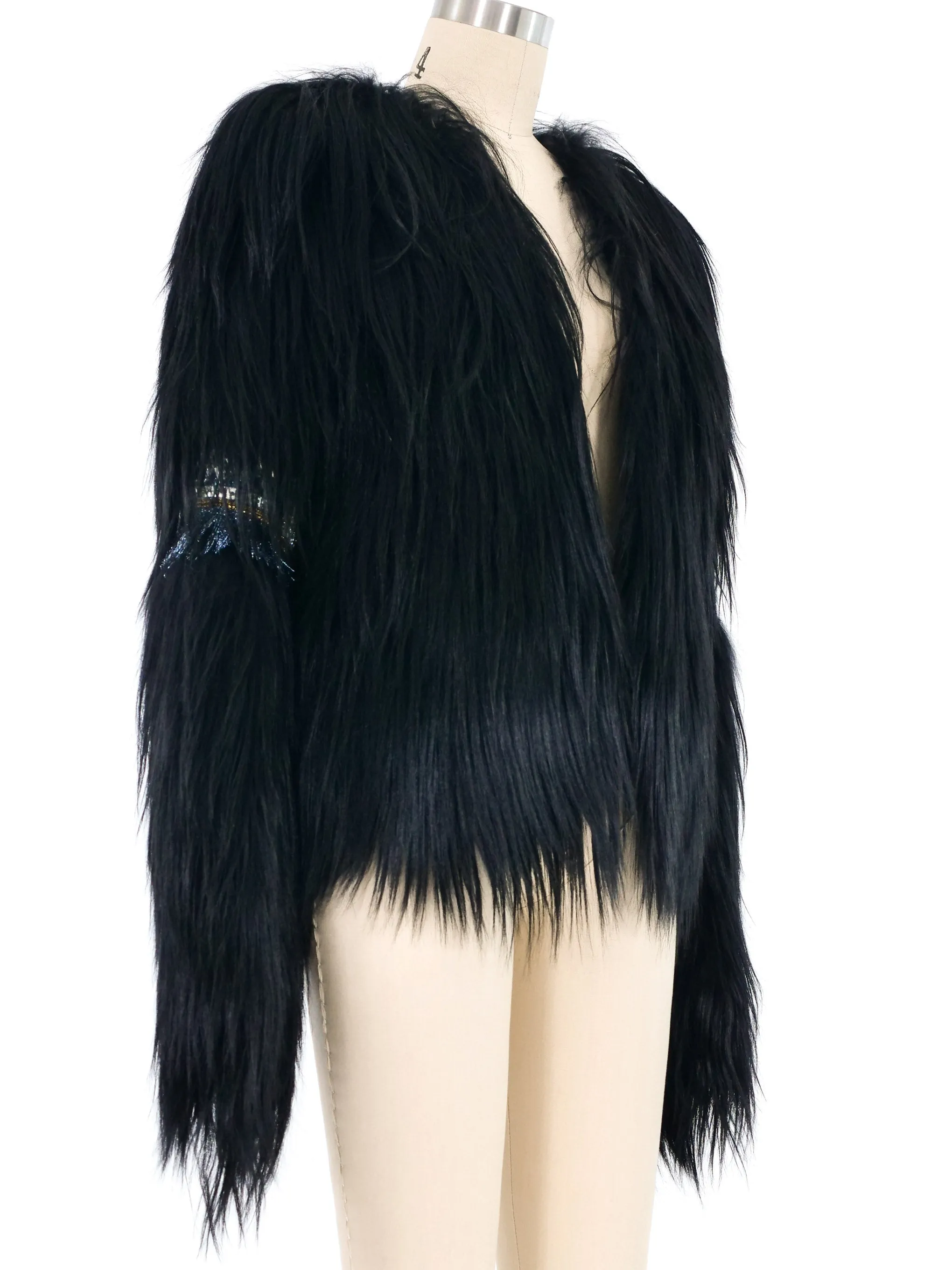 2011 Balmain Goat Fur Jacket