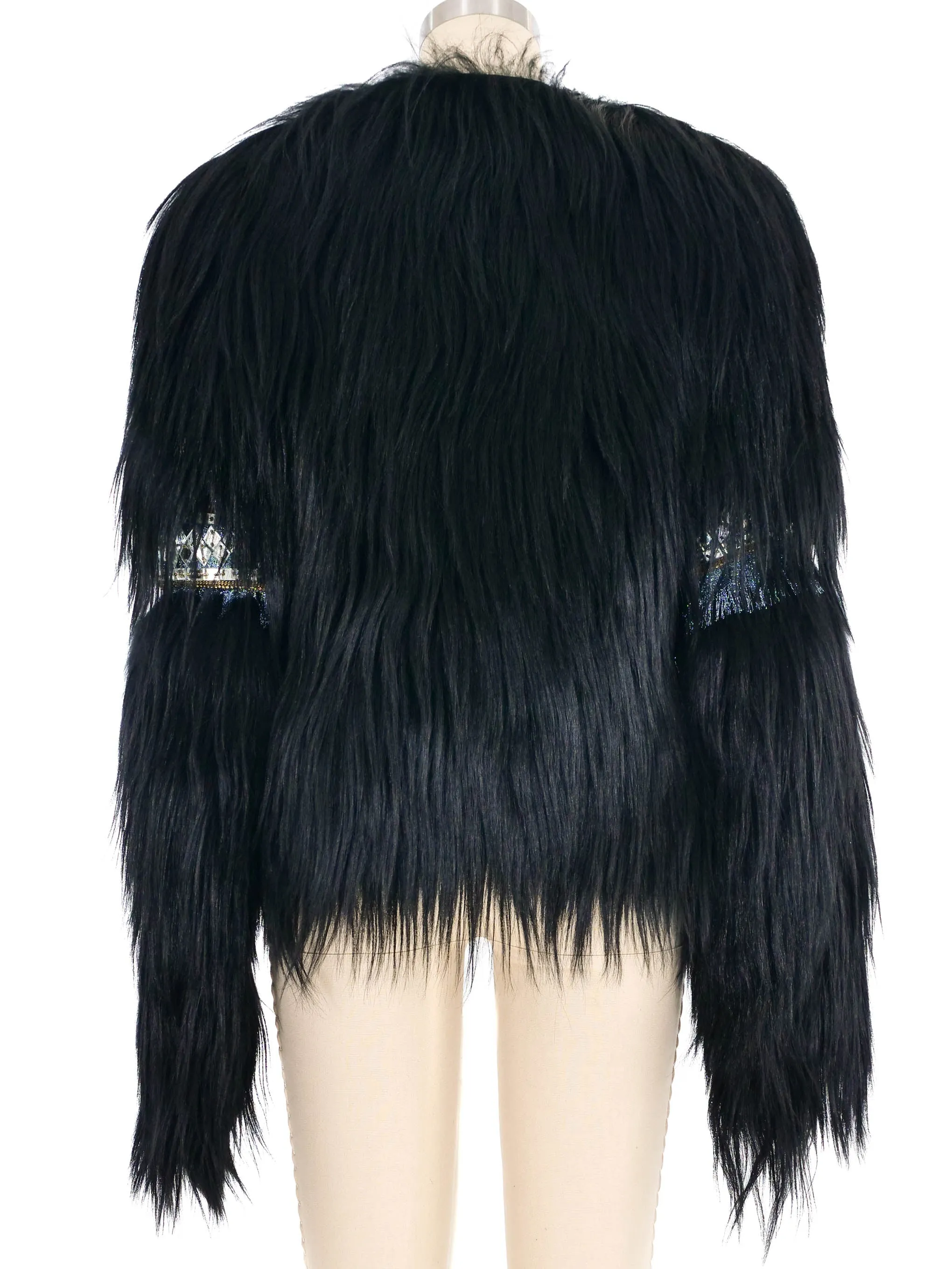 2011 Balmain Goat Fur Jacket