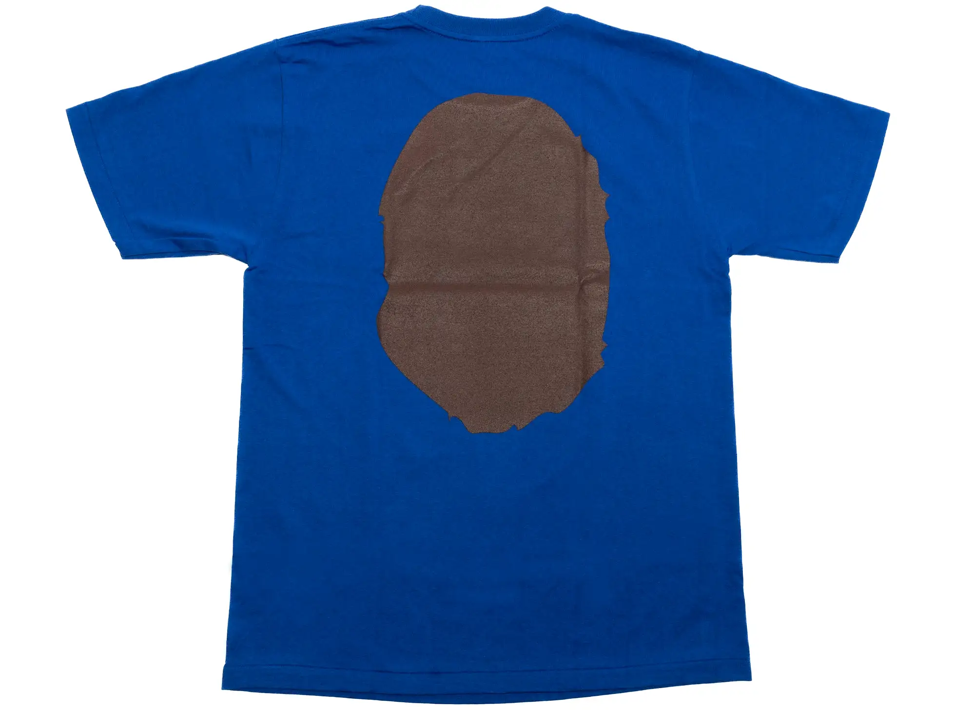 A Bathing Ape Big Ape Head Tee in Blue