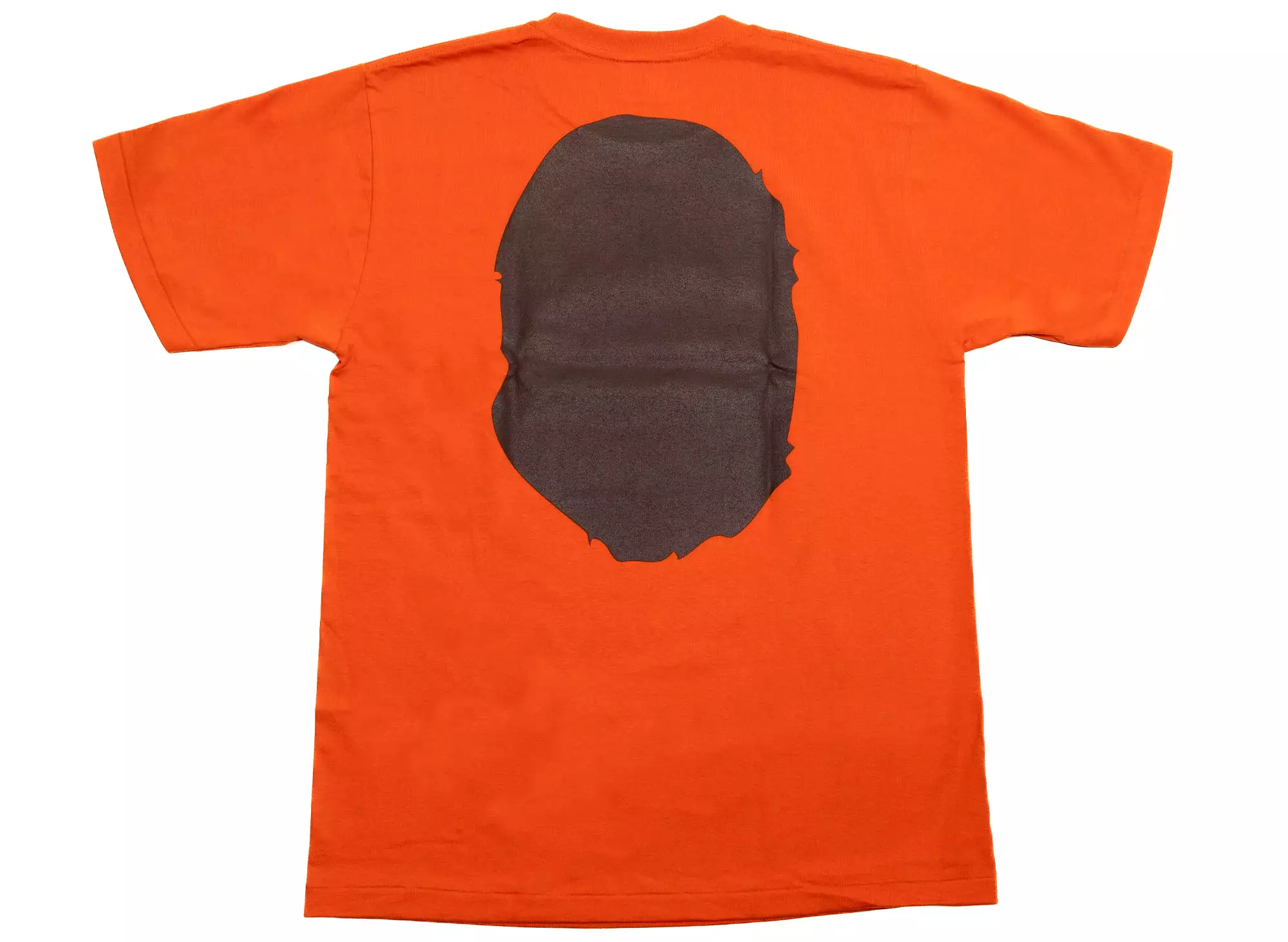 A Bathing Ape Big Ape Head Tee in Orange