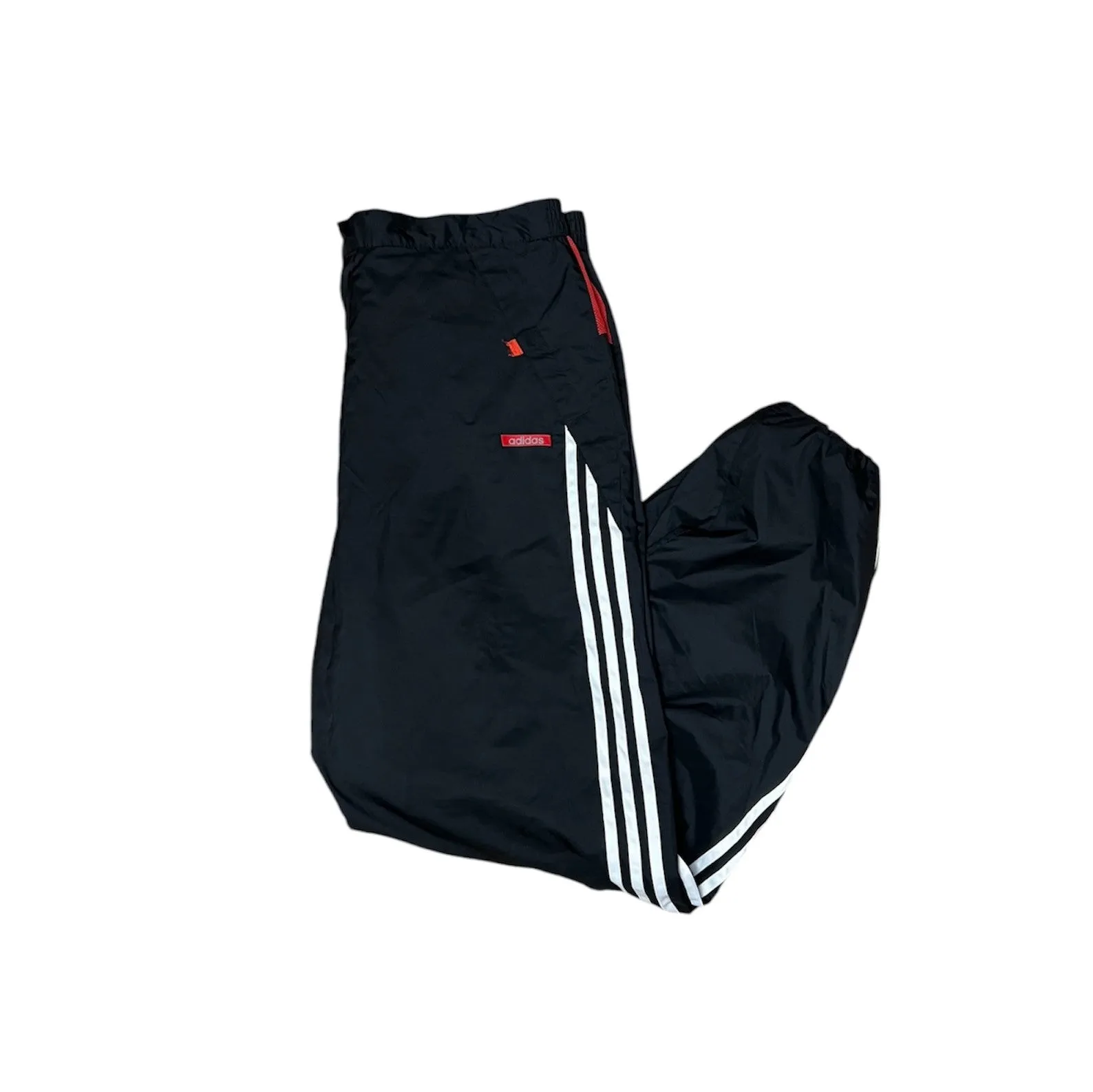 Adidas Windbreaker Black Red Pants