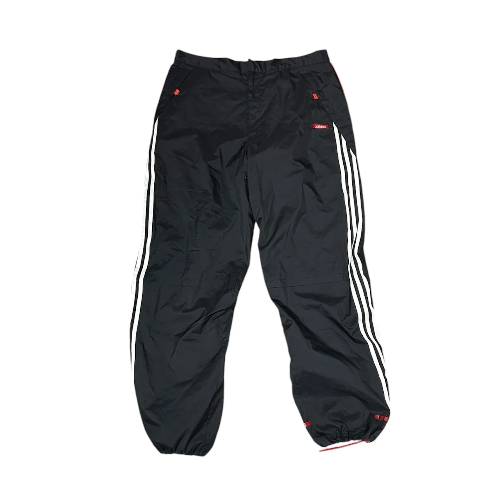 Adidas Windbreaker Black Red Pants