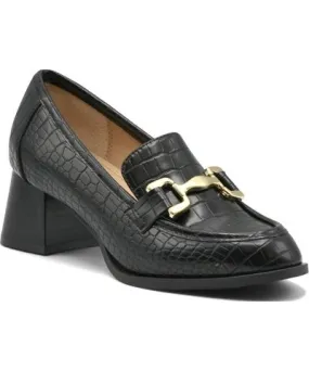 Adrienne Vittadini Sabre Faux Croco Print Loafer