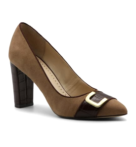 ADRIENNE VITTADINI Women's  •Nanna • Buckle Vamp Heel