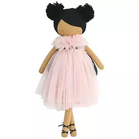 Alimrose Valentina Pom Pom Doll - Sparkle Pink