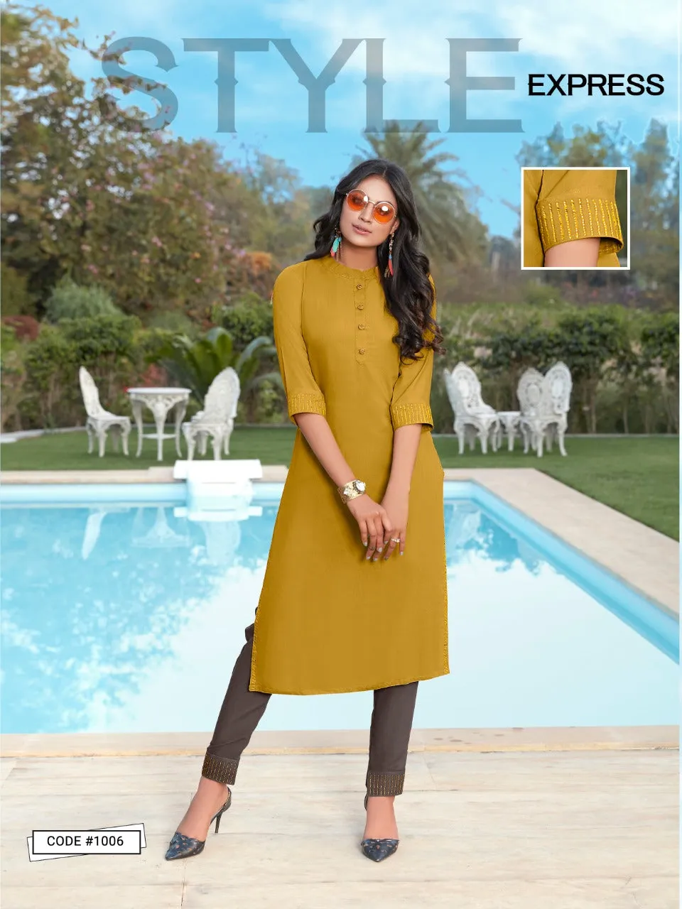 Banwery Taj Rayon Fancy Designer Kurti Collection