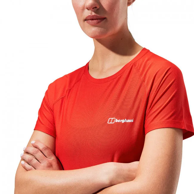 Berghaus Womens 24/7 Tech Super Stretch Tee (Poinciana)