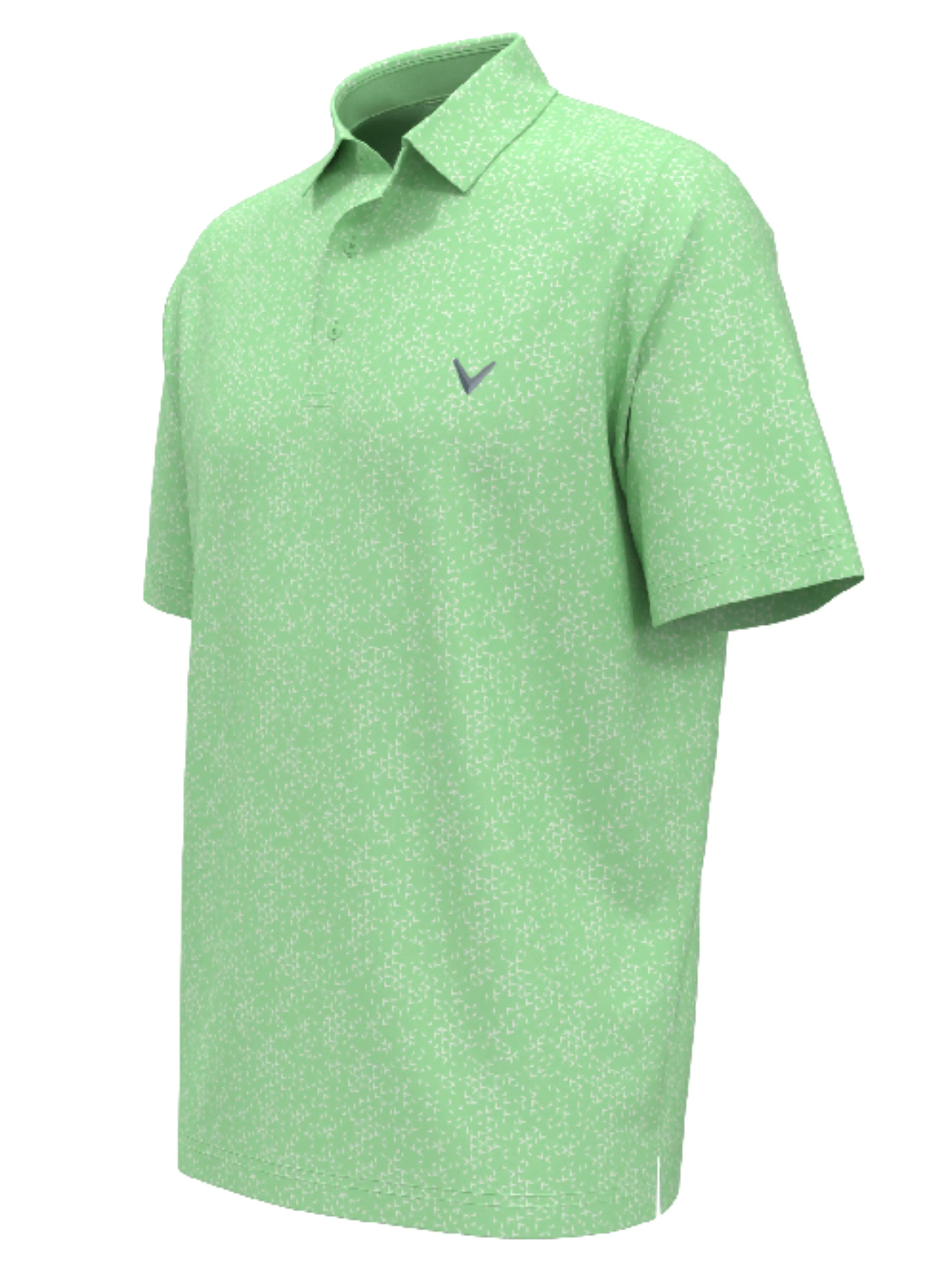 Big & Tall Chevron Print Golf Polo