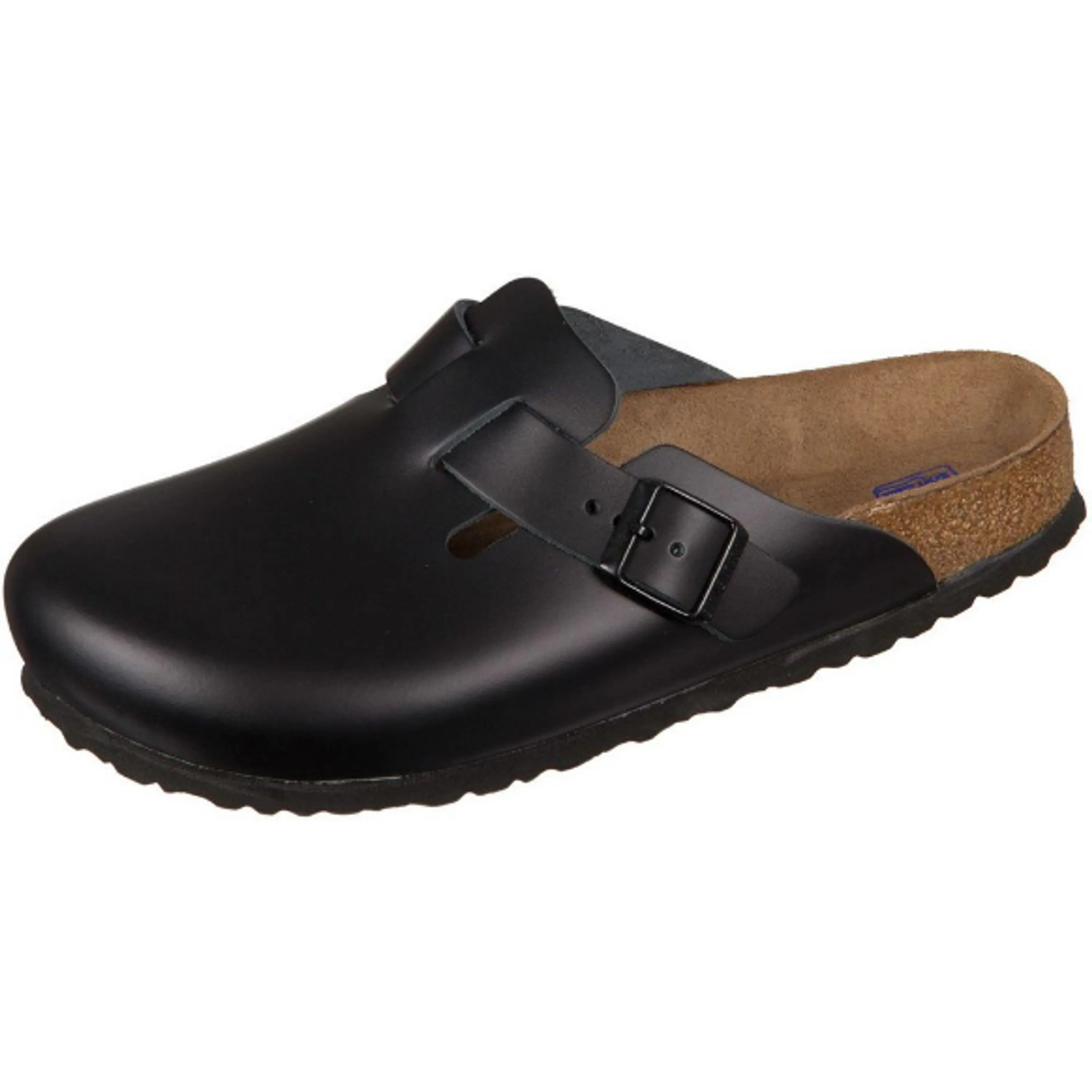 Birkenstock Boston Unisex Narrow black smooth leather