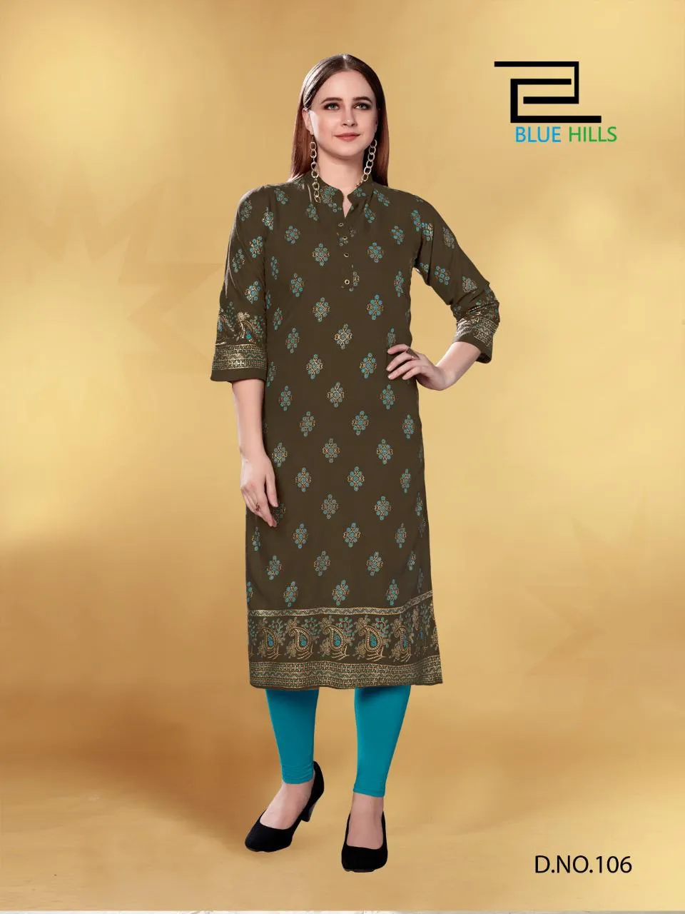 Blue Hills Presents Jolie Rayon Designer Kurti Collections