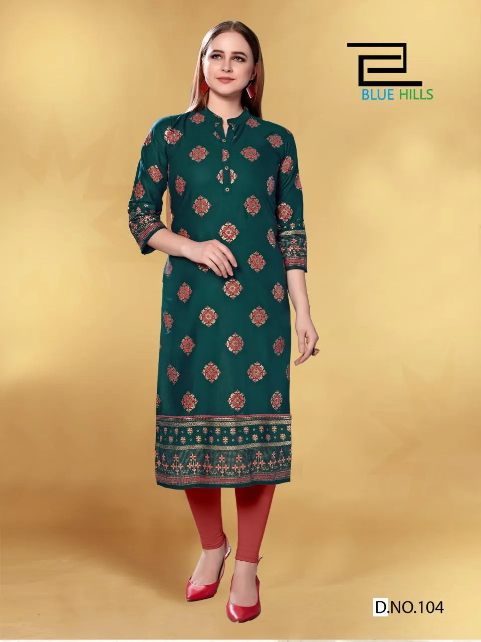 Blue Hills Presents Jolie Rayon Designer Kurti Collections