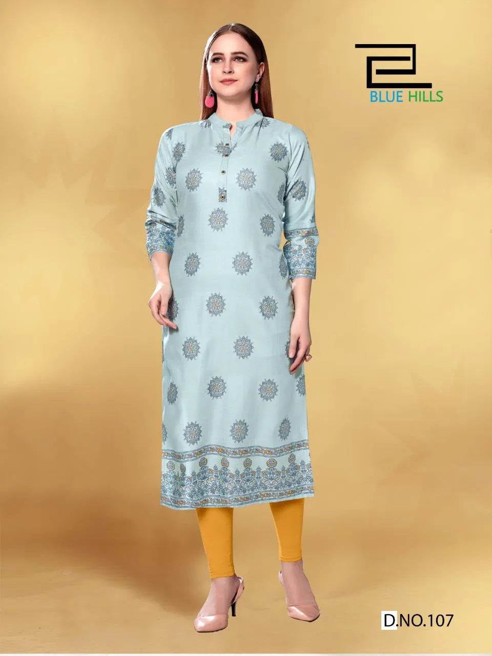 Blue Hills Presents Jolie Rayon Designer Kurti Collections