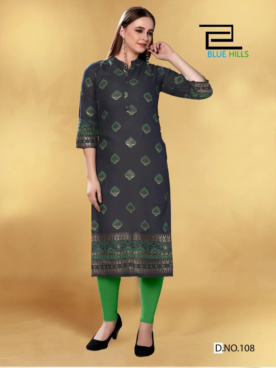 Blue Hills Presents Jolie Rayon Designer Kurti Collections