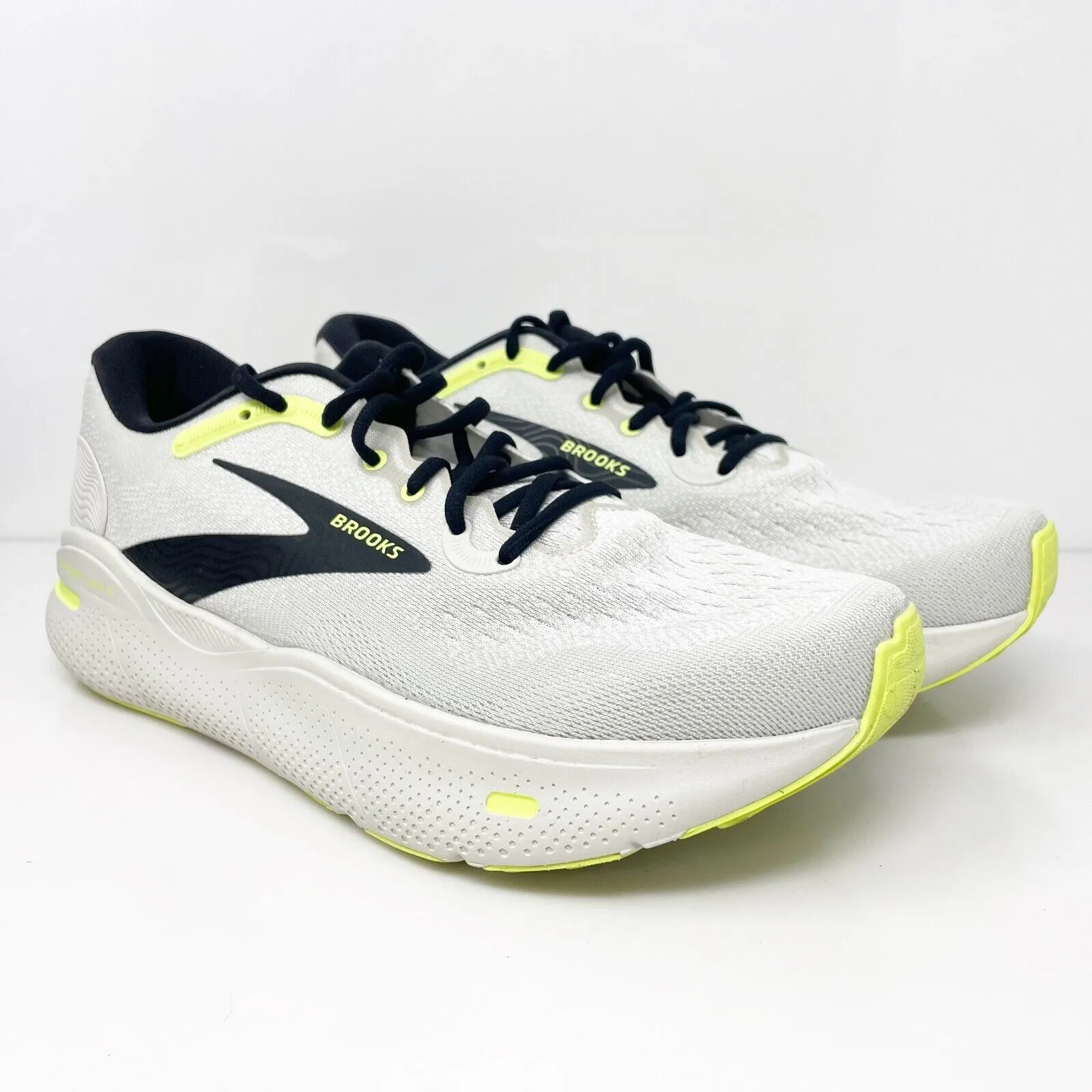 Brooks Mens Ghost Max 1104061D071 White Running Shoes Sneakers Size 11 D