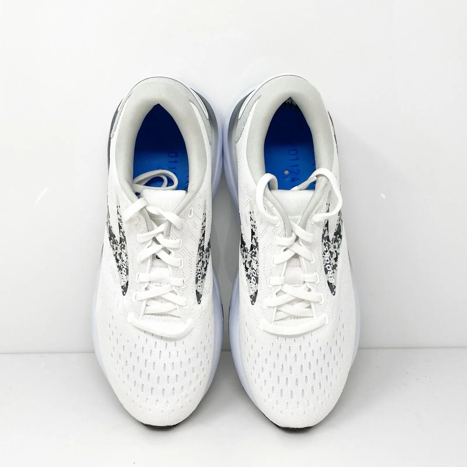 Brooks Womens Ghost 16 1204071B147 White Running Shoes Sneakers Size 8.5 B