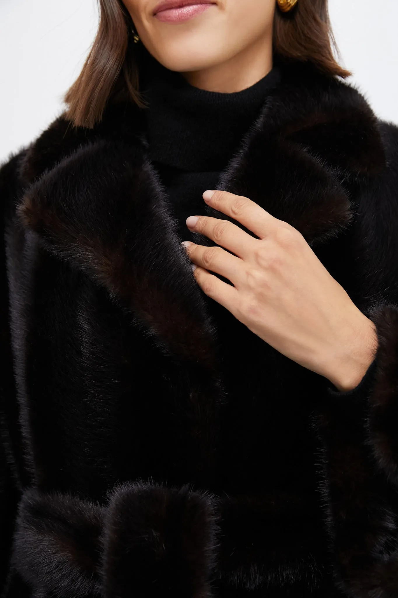 Brown Fur Carmella Coat