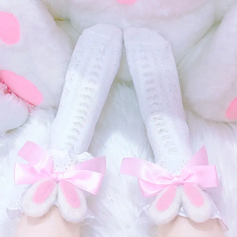 Bunny Bow Socks AD12266