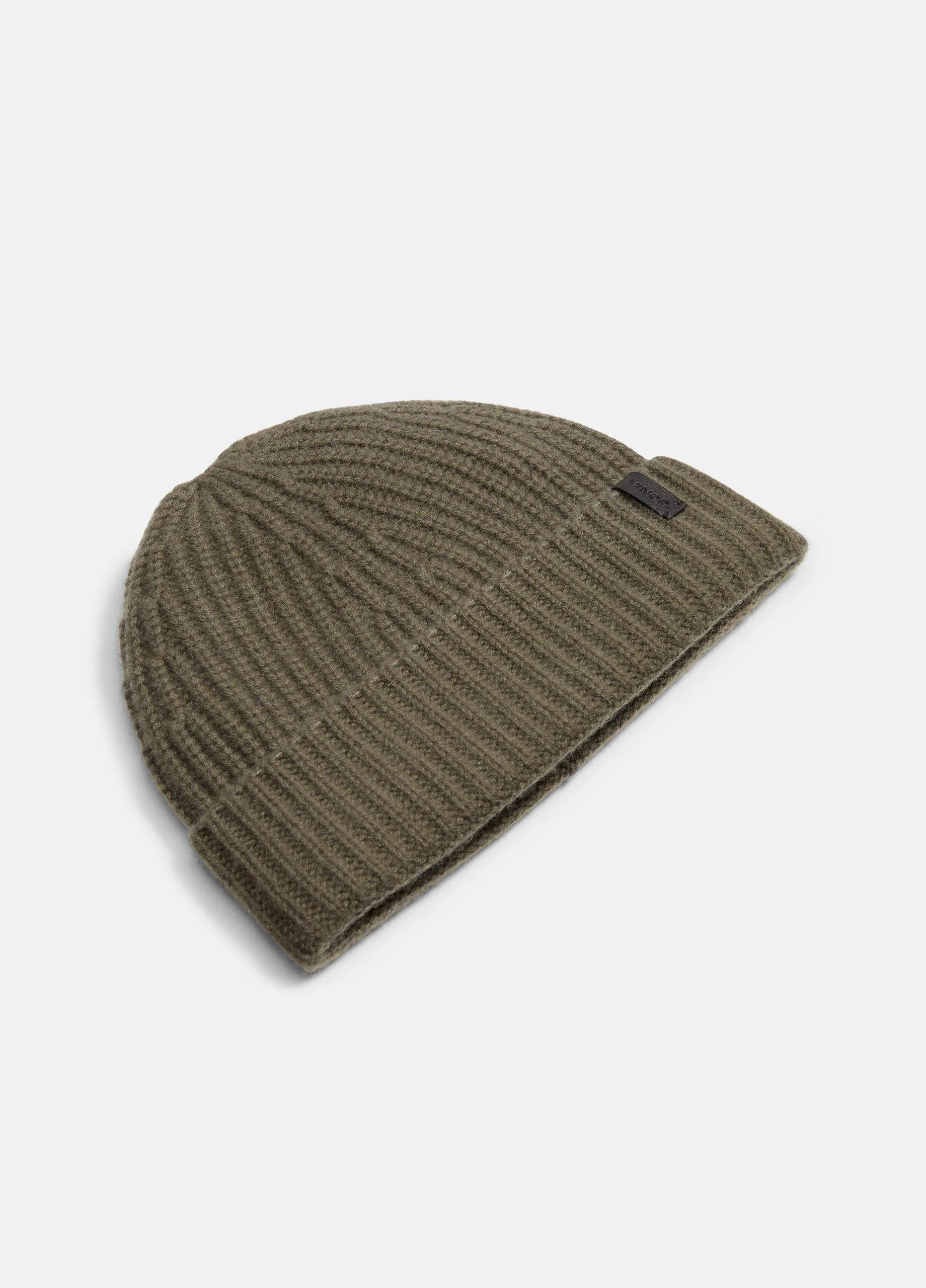 Cashmere Shaker-Stitch Beanie