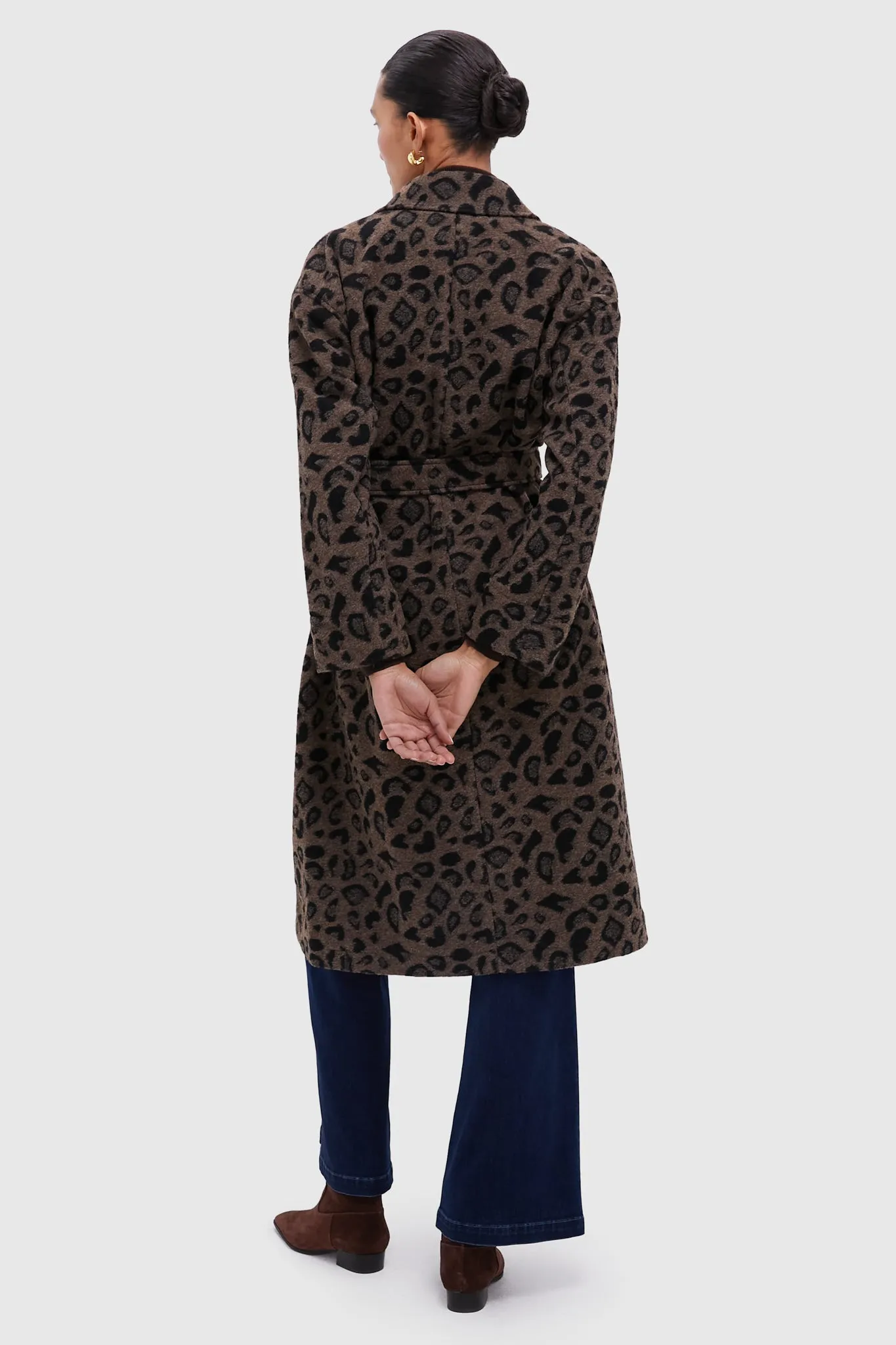 Cheetah Abbott Wrap Coat