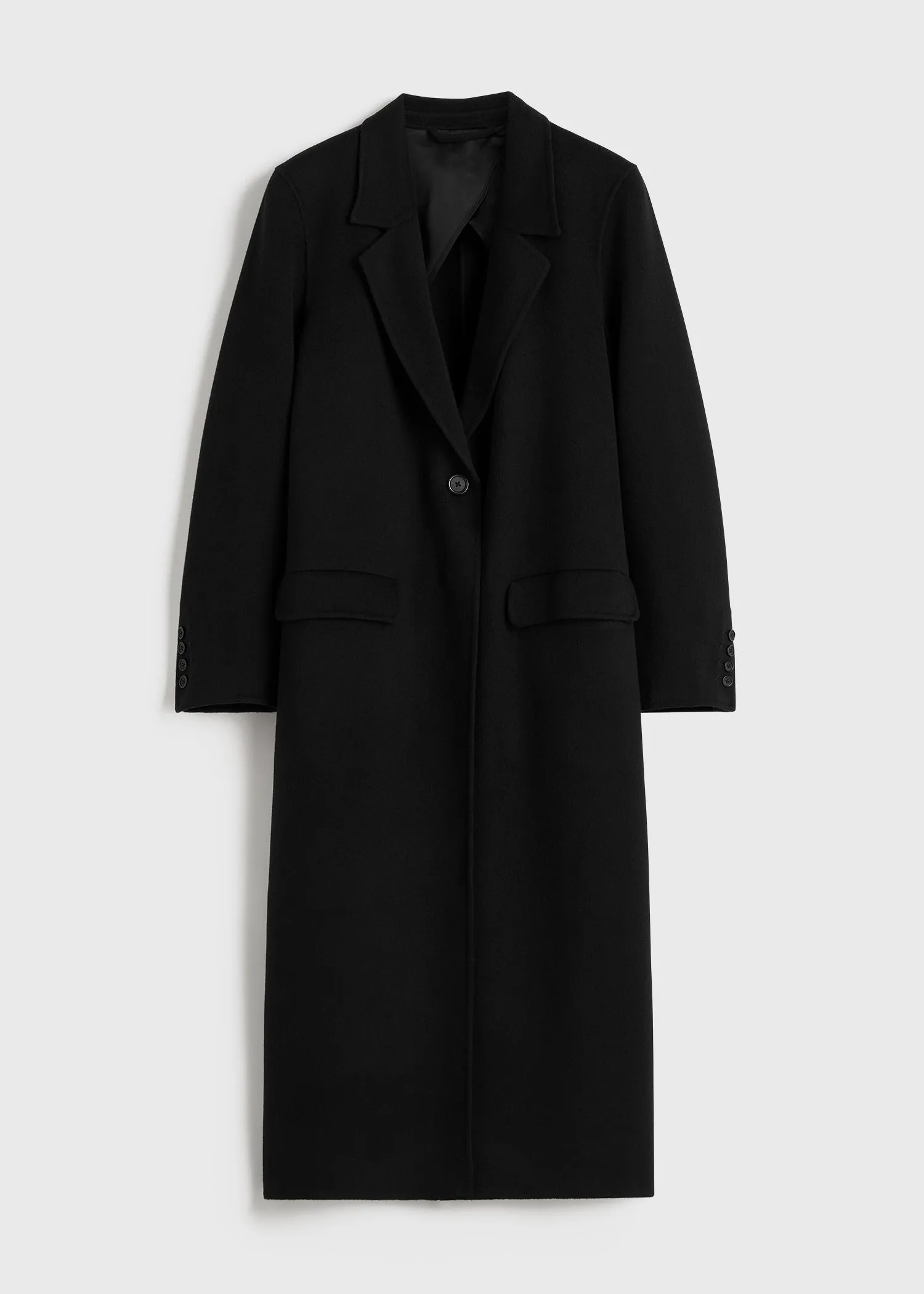 Classic doublé coat black