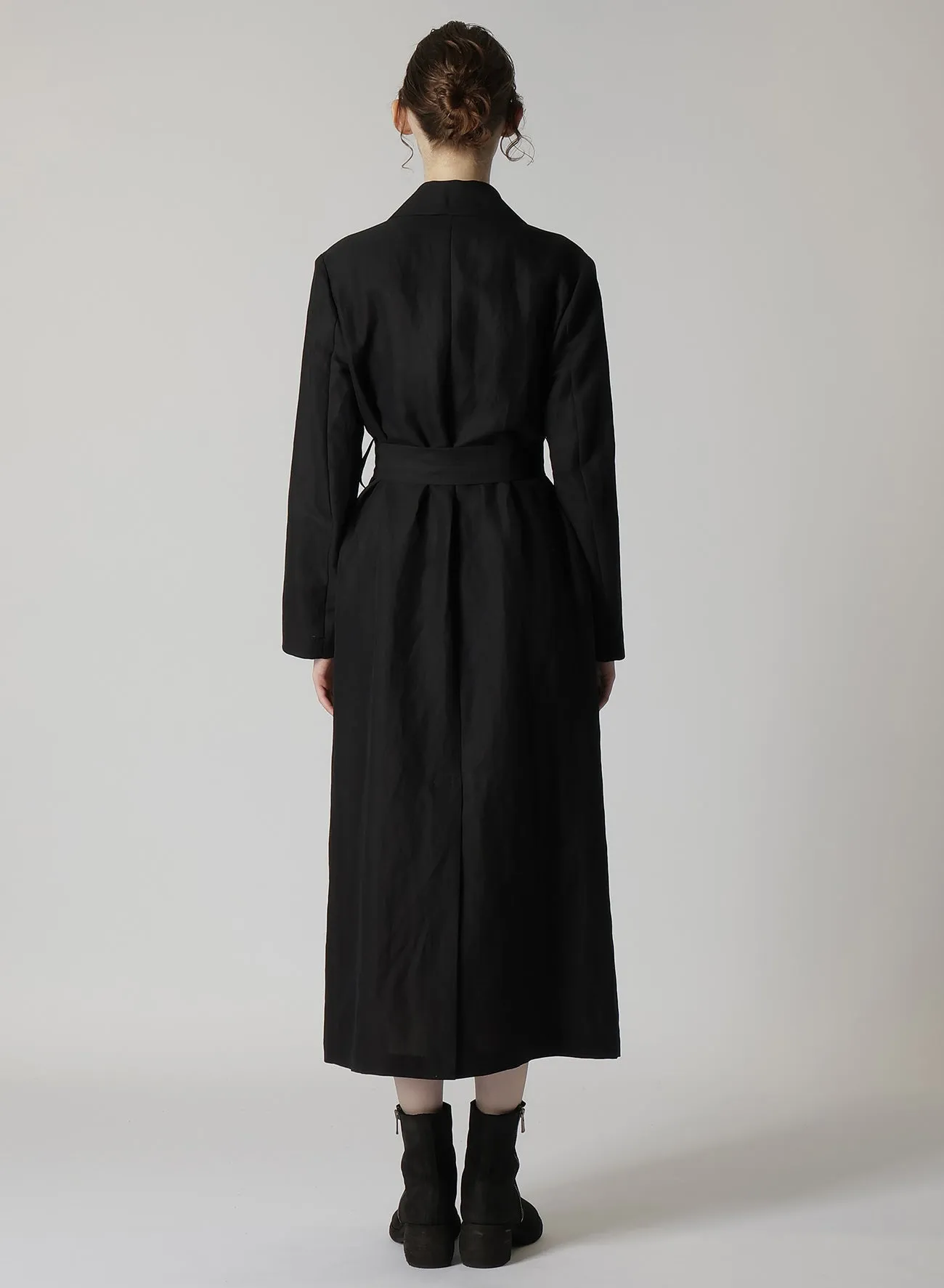 C/Li GABARDINE R-DOUBLE PLACKET COAT