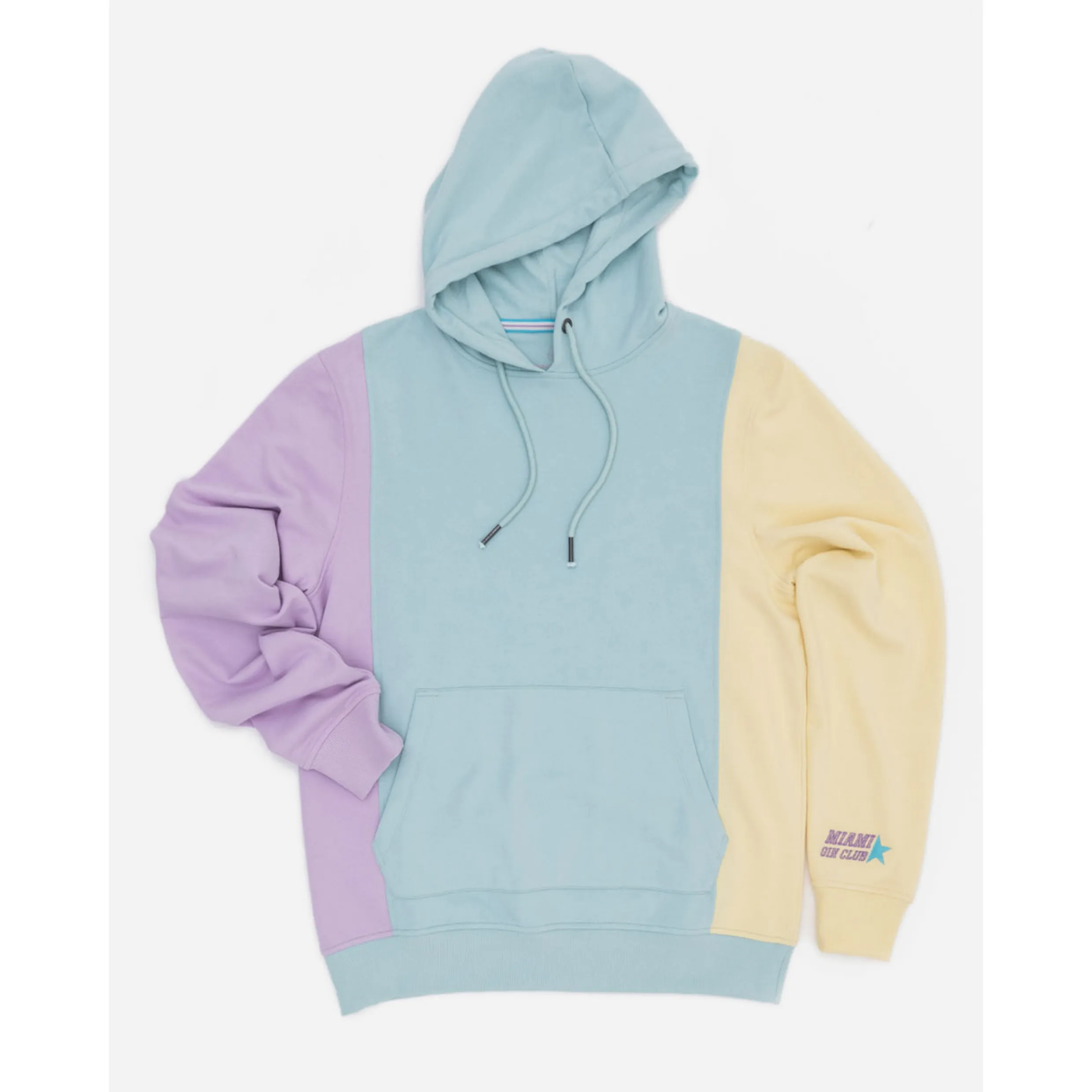 Colours & Sons Colourblock Hoodie Miami Gin Club 9122-443