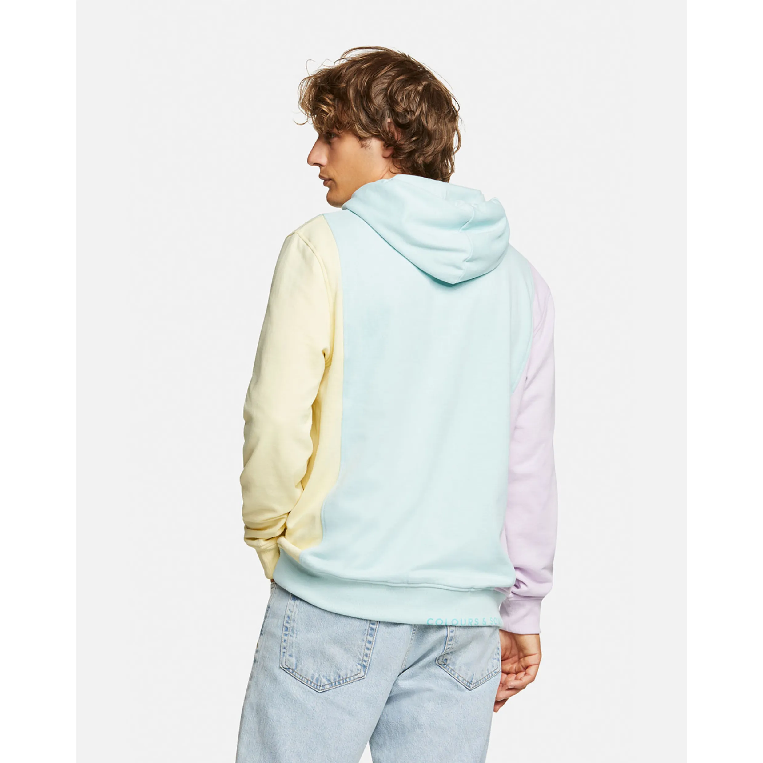 Colours & Sons Colourblock Hoodie Miami Gin Club 9122-443