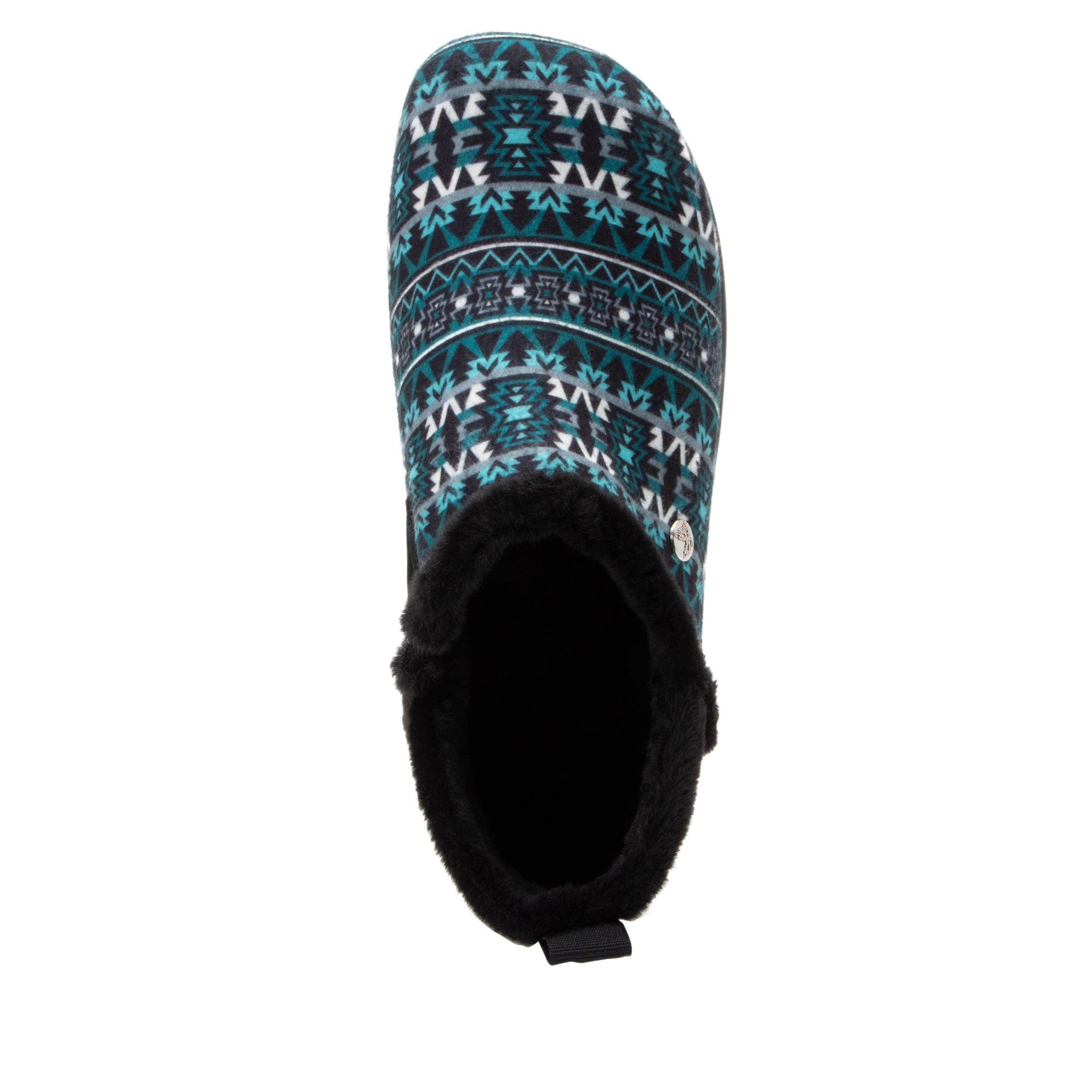 Cozee Santa Fe Teal Slipper