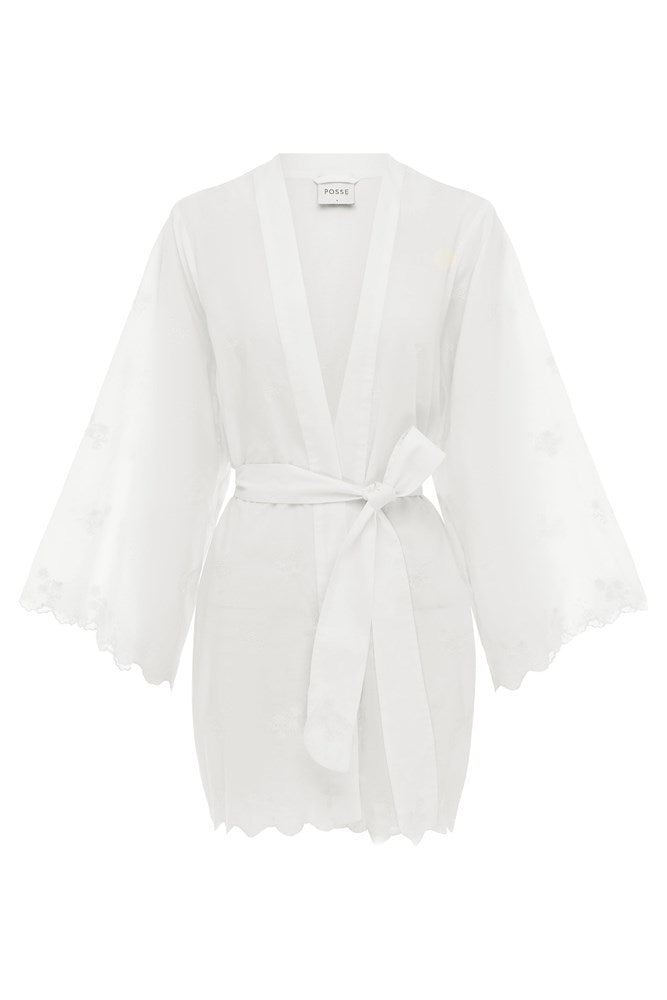 DAHLIA KIMONO - VINTAGE WHITE