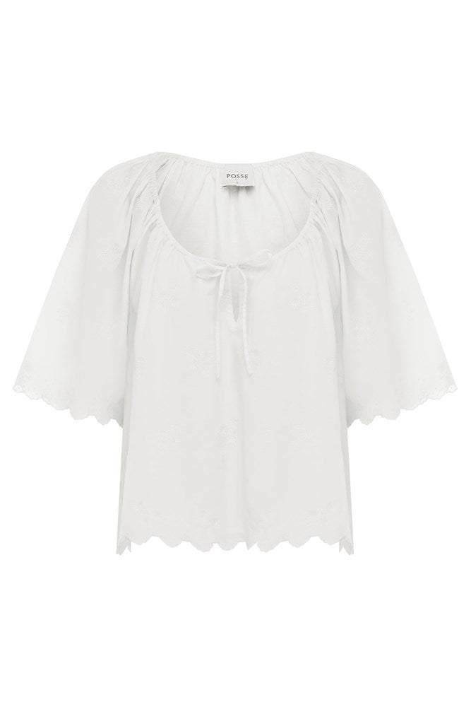 DAHLIA TOP - VINTAGE WHITE