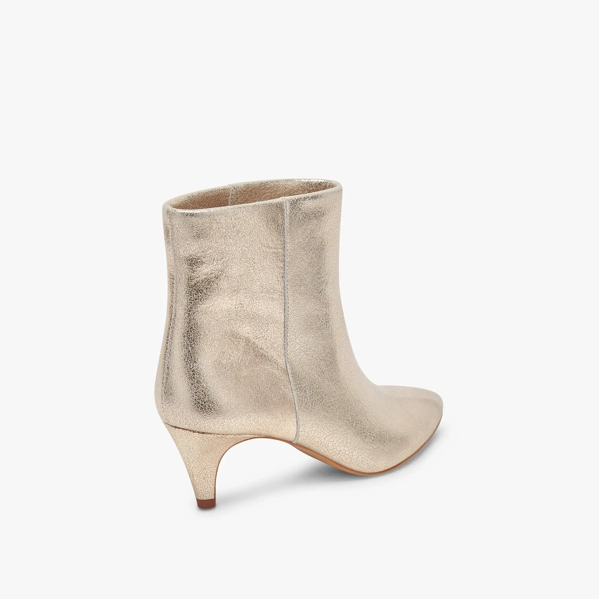 DEE BOOTIES PLATINUM DISTRESSED LEATHER