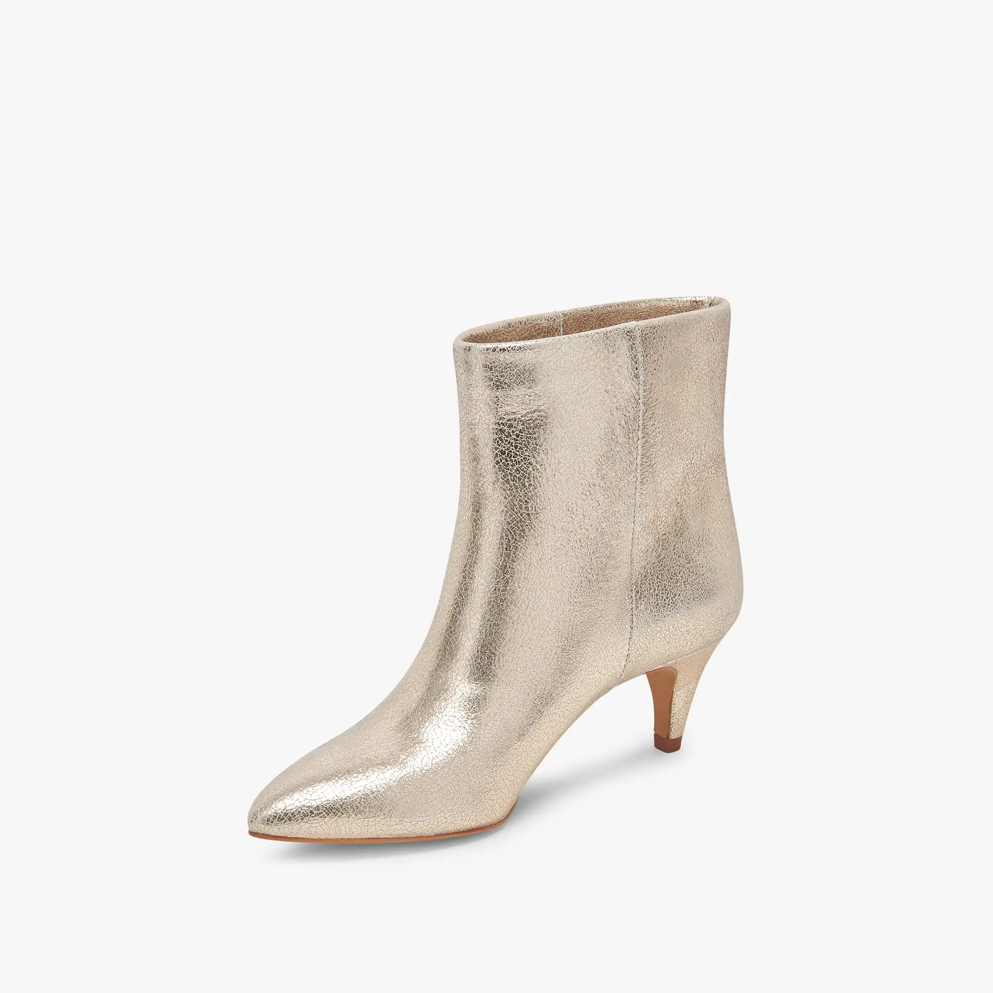 DEE BOOTIES PLATINUM DISTRESSED LEATHER