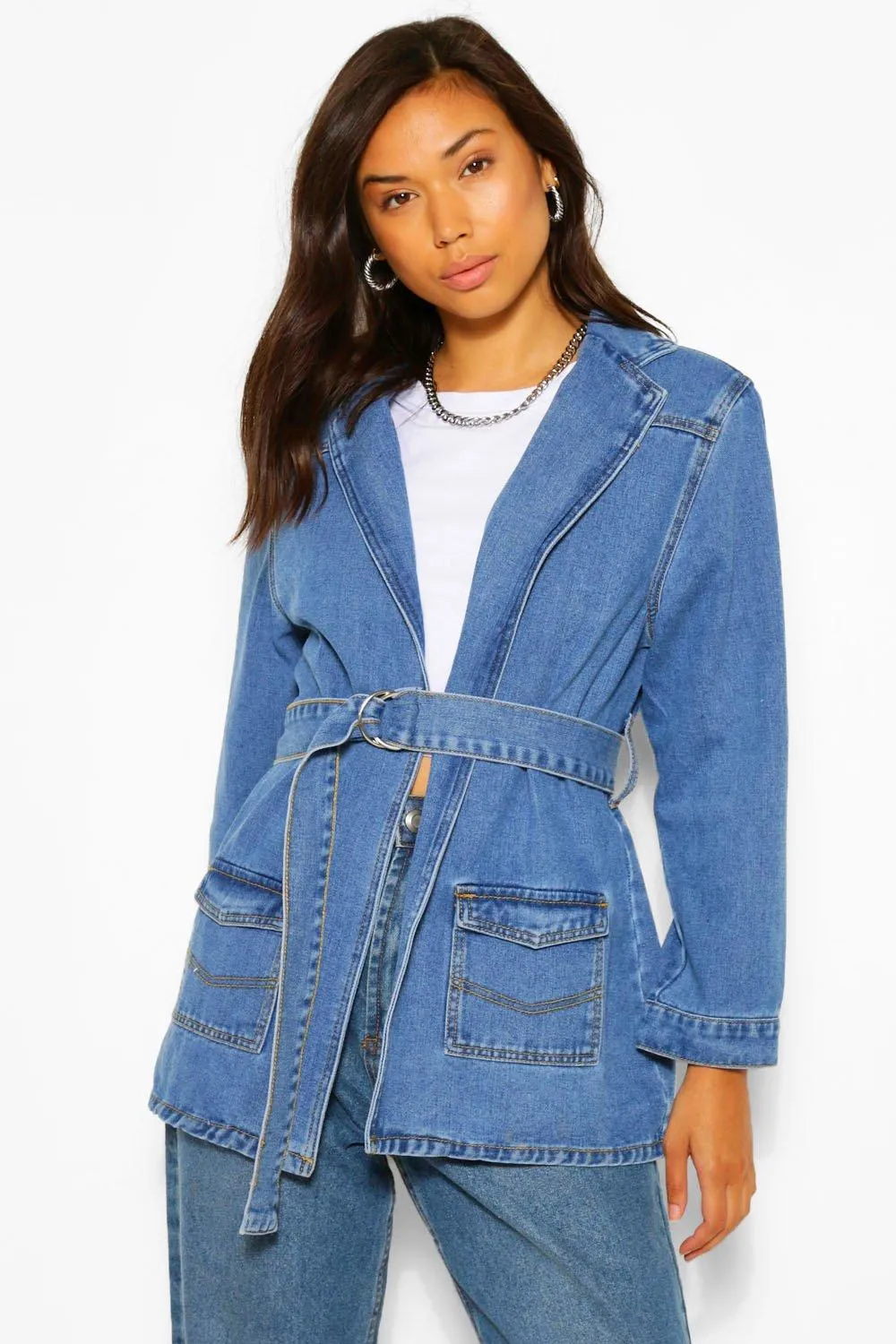 Denim Pocket Utility Jacket