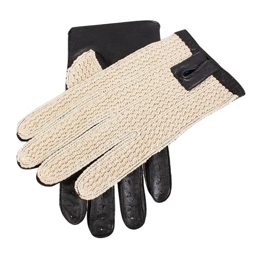 Dents Driving Gloves in Black