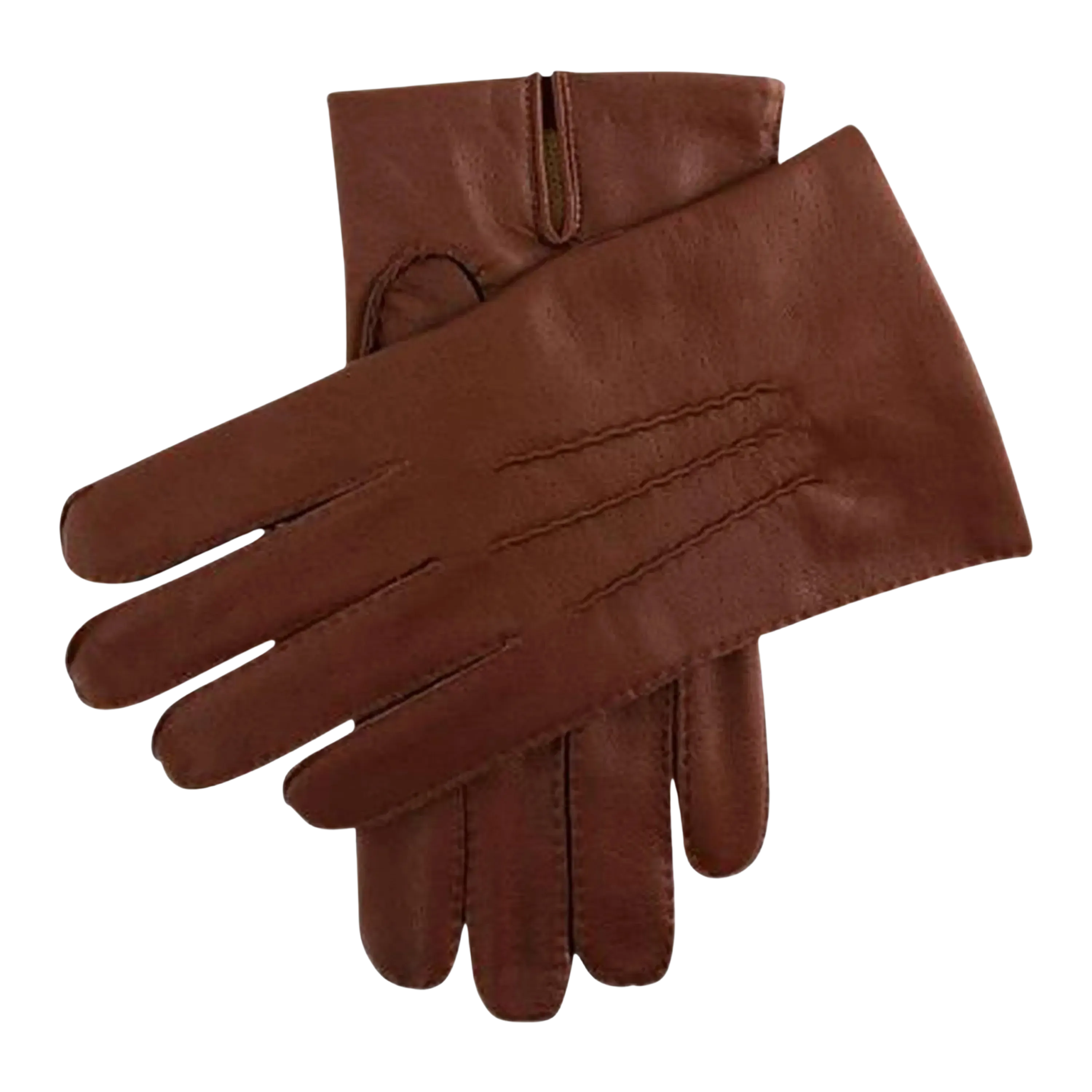 Dents Kent Leather Acrylic Gloves in Tan