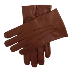 Dents Kent Leather Acrylic Gloves in Tan