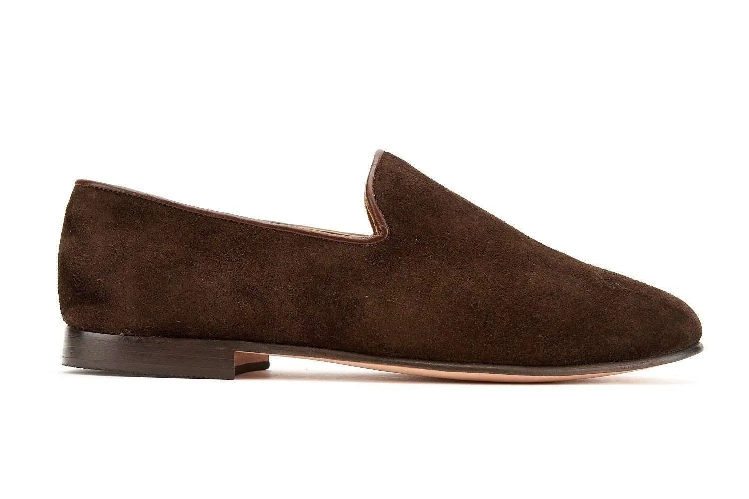 Espresso Suede Loafers