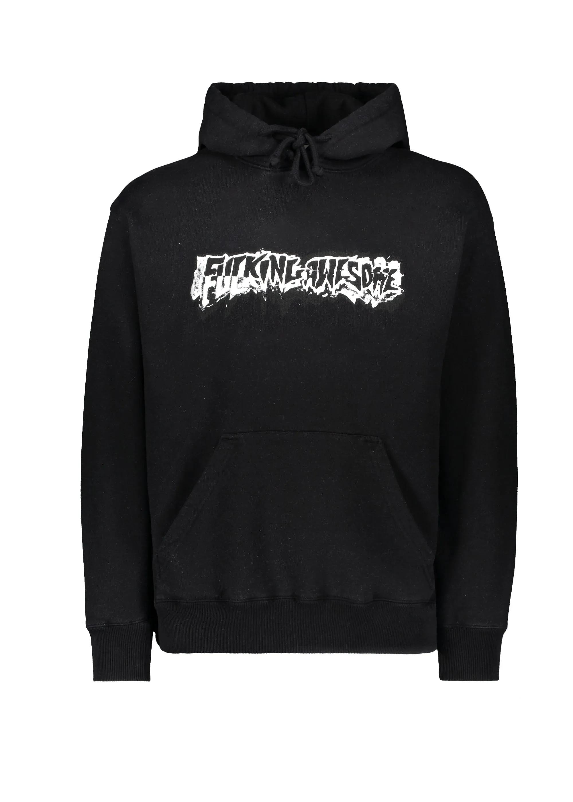 FA Dill Cut Up Logo Hoodie - Black