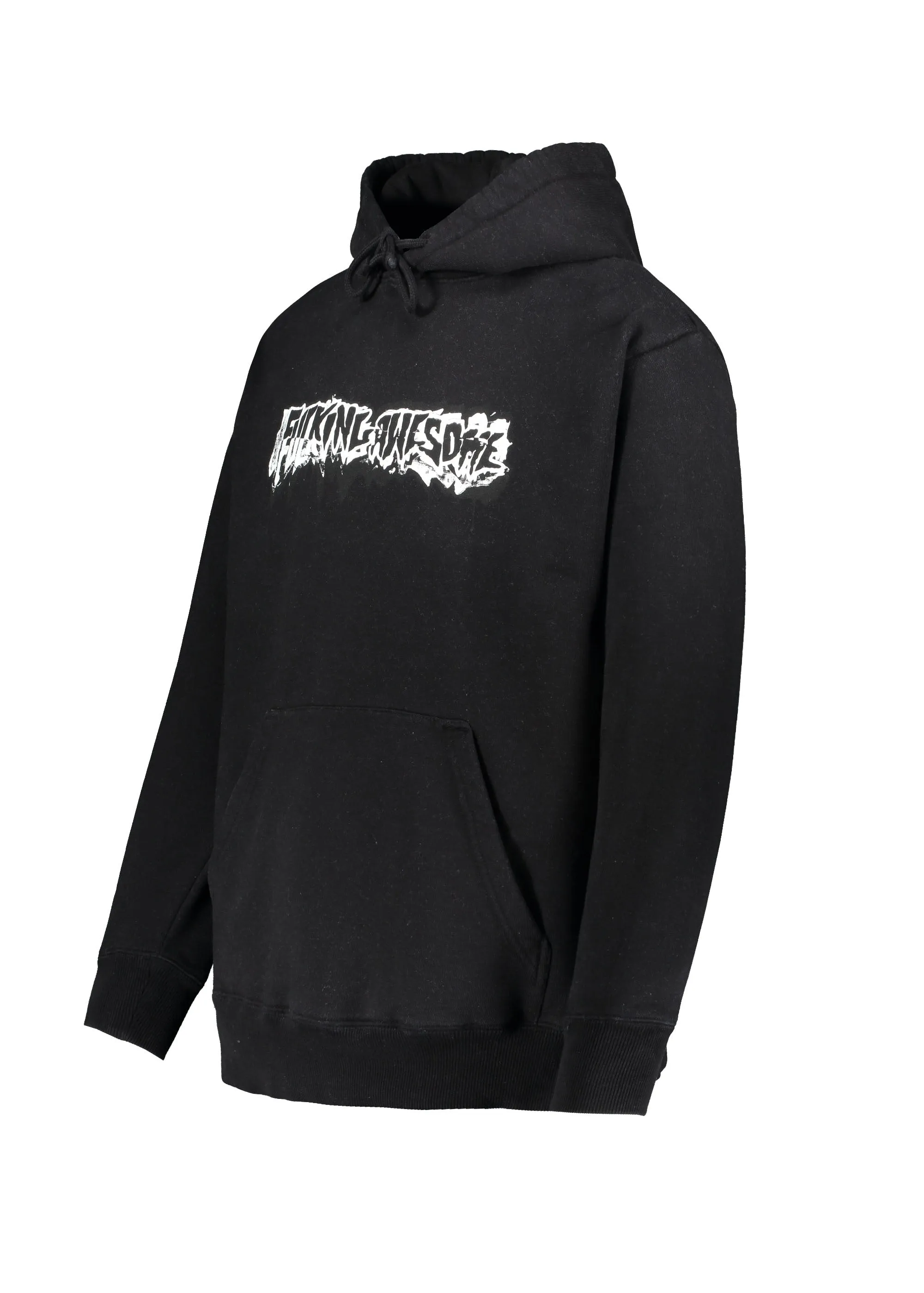 FA Dill Cut Up Logo Hoodie - Black