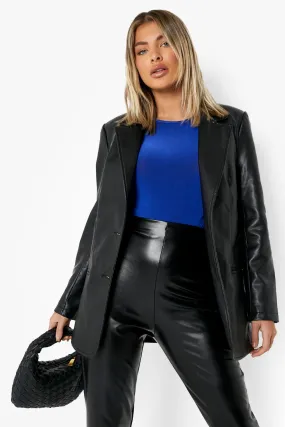 Faux Leather Jacket