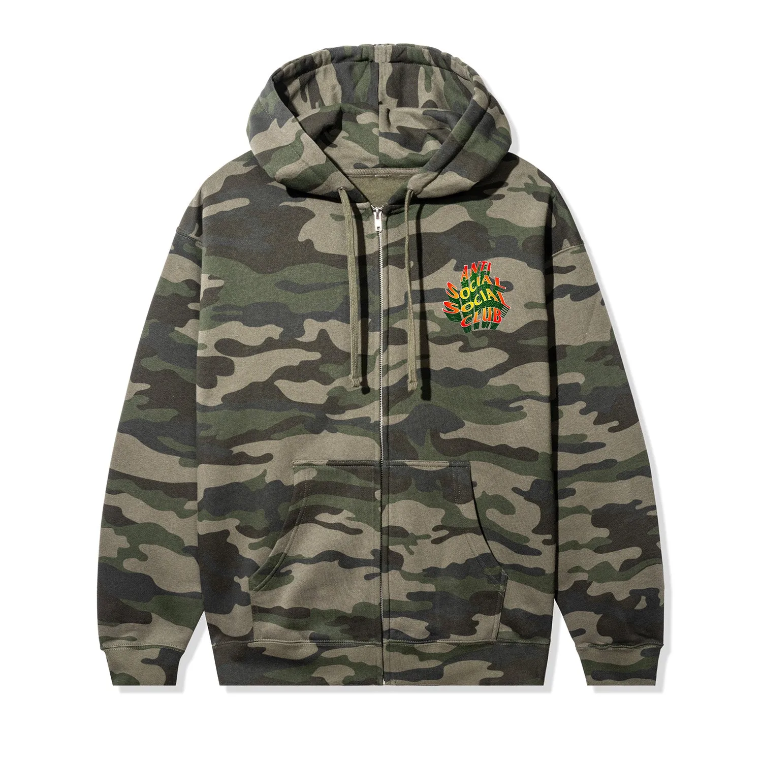 Fever Is Rising Zip Hoodie - Camo