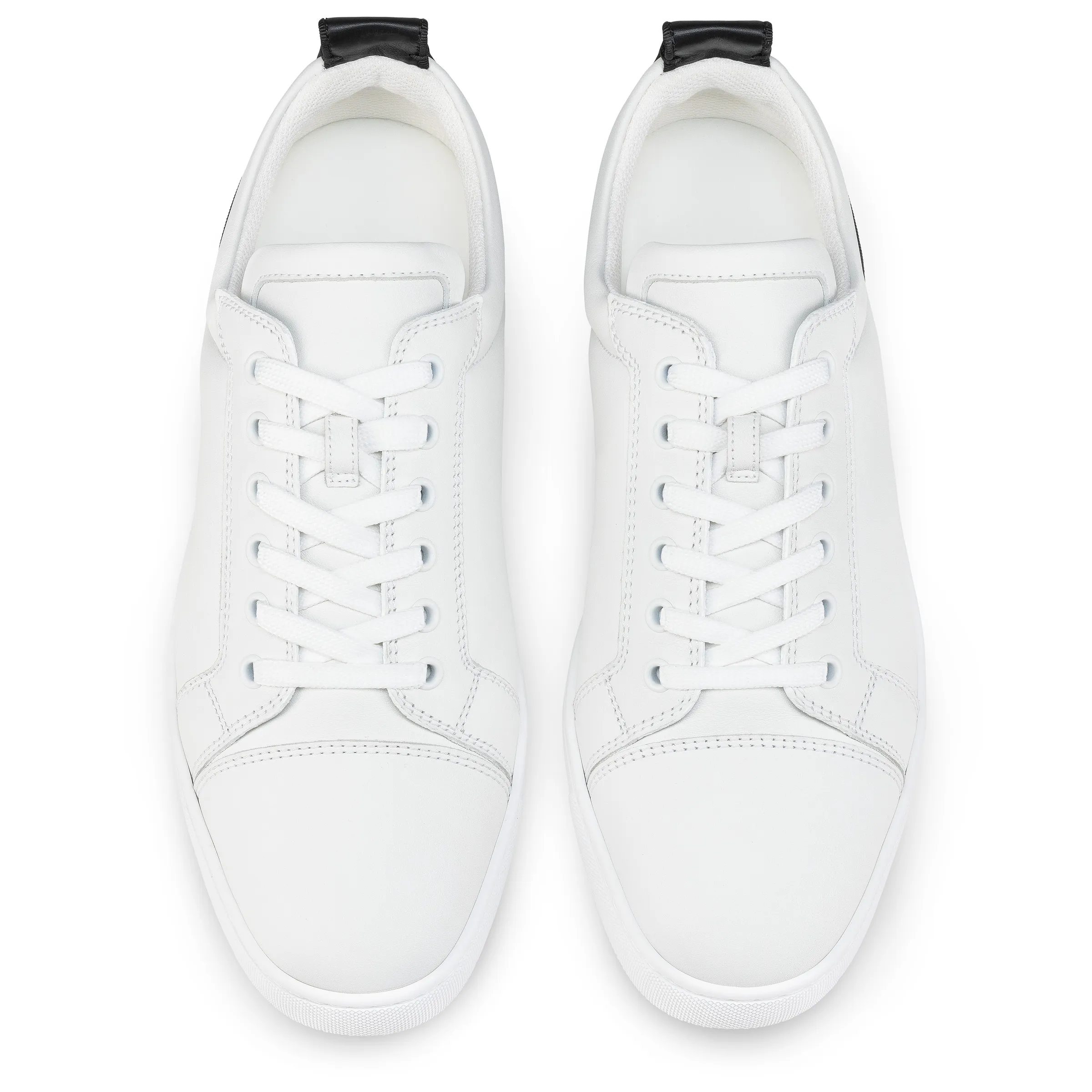 Fun Louis Junior Sneakers - Smooth calf leather - White - Men