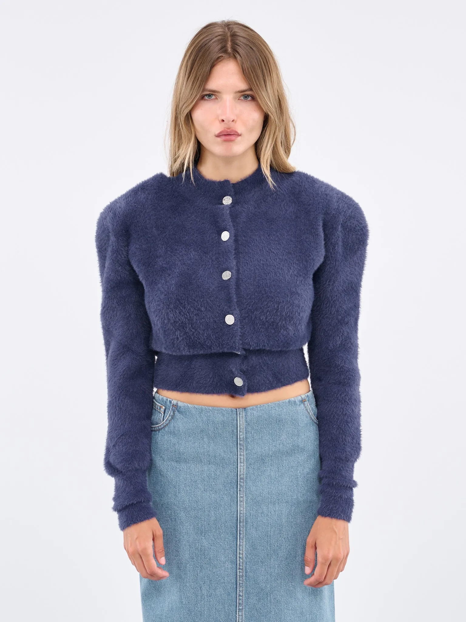 Fuzzy Sweater (A0928-8703-0290-BLUE)