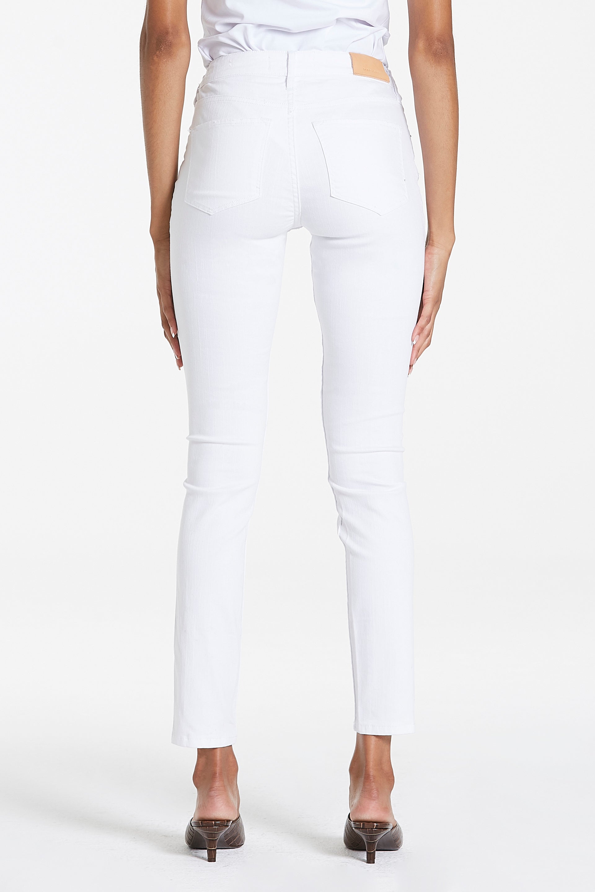 Gisele High Rise Skinny Jeans White