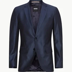 H-Huge Two Piece Slim Fit Dark Blue Suit 50514642