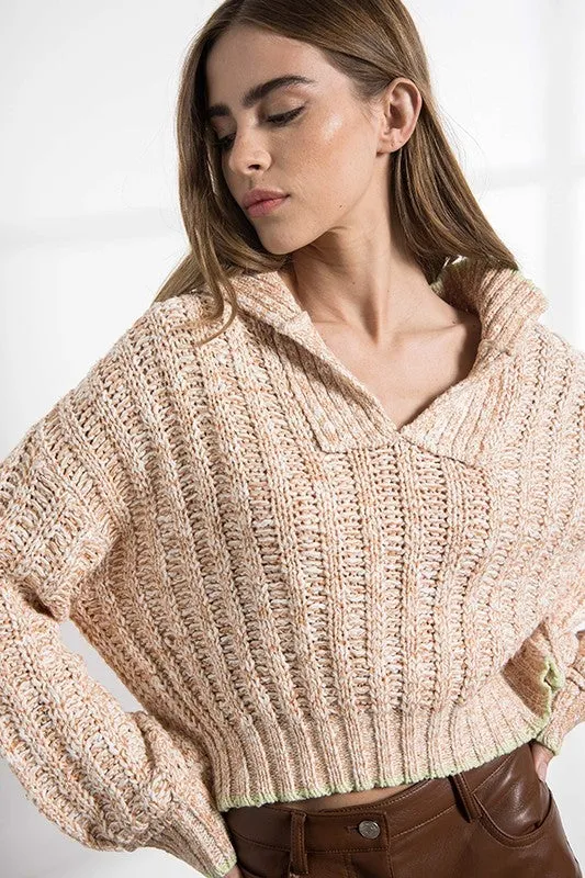 Heather Collard Sweater Top