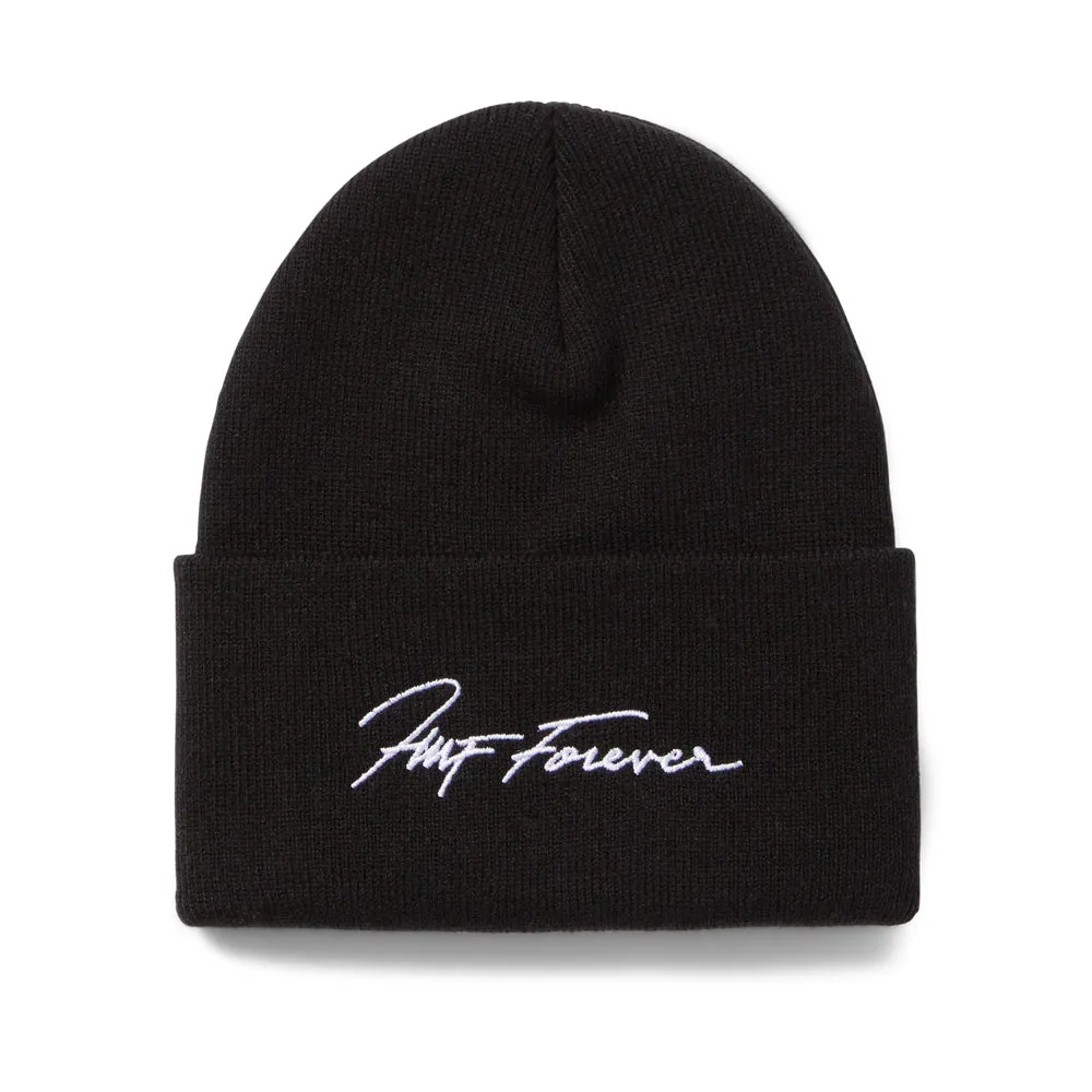 HUF FOREVER BEANIE // BLACK