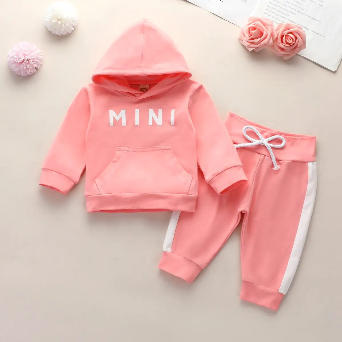 Infant Hooded Jackets+Pants Tracksuit